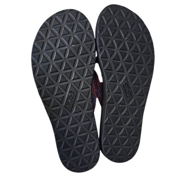Teva Womens Classic Thongs, Slip On, Summer, Vacation, Pattern, Size 10 - Picture 3 of 5